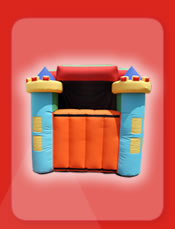 Titeres gigantes y teatrinos inflables para fiestas infantiles.